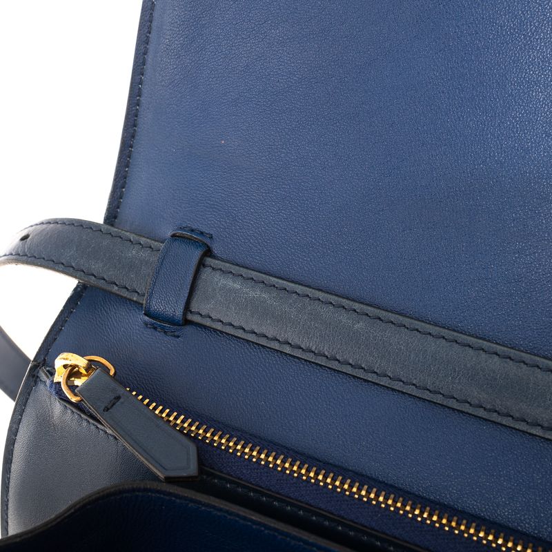 Bolsa-Celine-Classic-Box-Couro-Azul