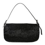 Bolsa-Fendi-Baguette-Bordada-Preta-