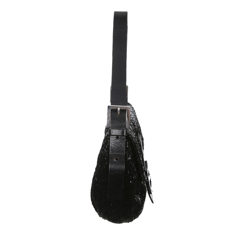 Bolsa-Fendi-Baguette-Bordada-Preta-