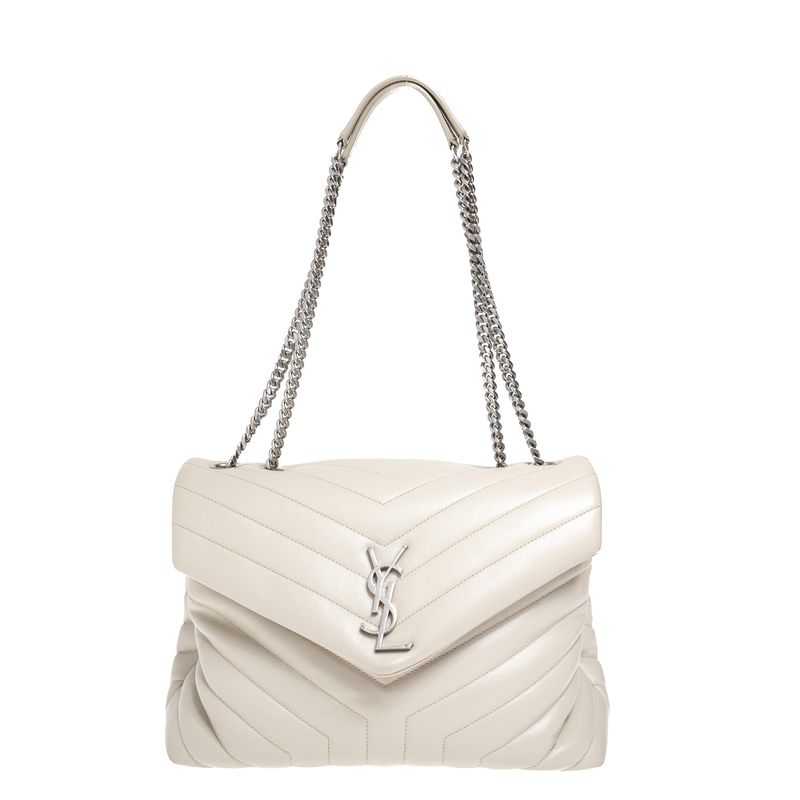 Bolsa-Saint-Laurent-Loulou-Media-Creme