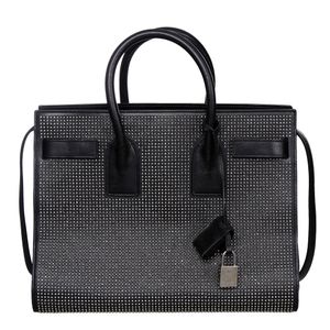 Bolsa Saint Laurent Sac du Jour Tachas Preta