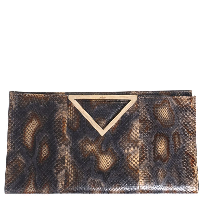 Bolsa-Clutch-Valentino-Garavani-Couro-Exotico
