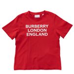 Camiseta-Burberry-Infantil-Vermelha