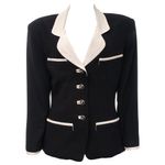 Blazer-Vintage-Preto-e-Branco