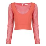 Blusa-Cris-Barros-Tela-Coral-