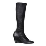 Bota-Salvatore-Ferragamo-Anabela-Couro-Preto-