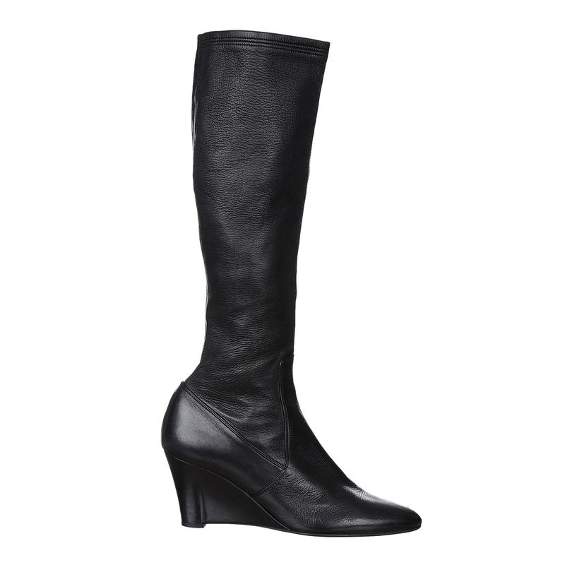 Bota-Salvatore-Ferragamo-Anabela-Couro-Preto-