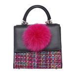 84293-Bolsa-Les-Petits-Joueurs-Tweed-e-Pompom-Colorido-1