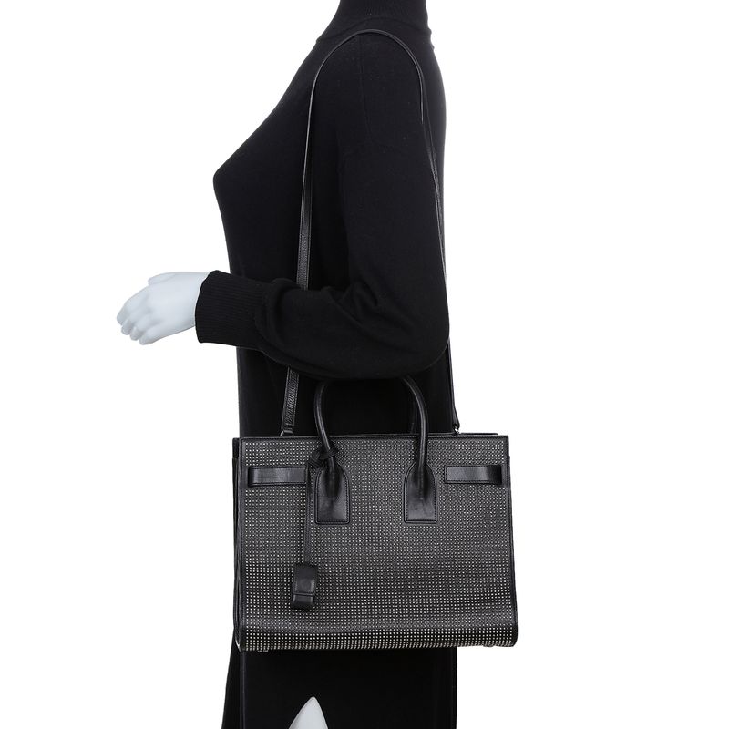 Bolsa-Saint-Laurent-Sac-du-Jour-Tachas-Preta-