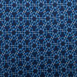 Gravata-Hermes-Estampas-Hexagonos-Seda-Azul
