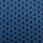 Gravata-Hermes-Estampas-Hexagonos-Seda-Azul