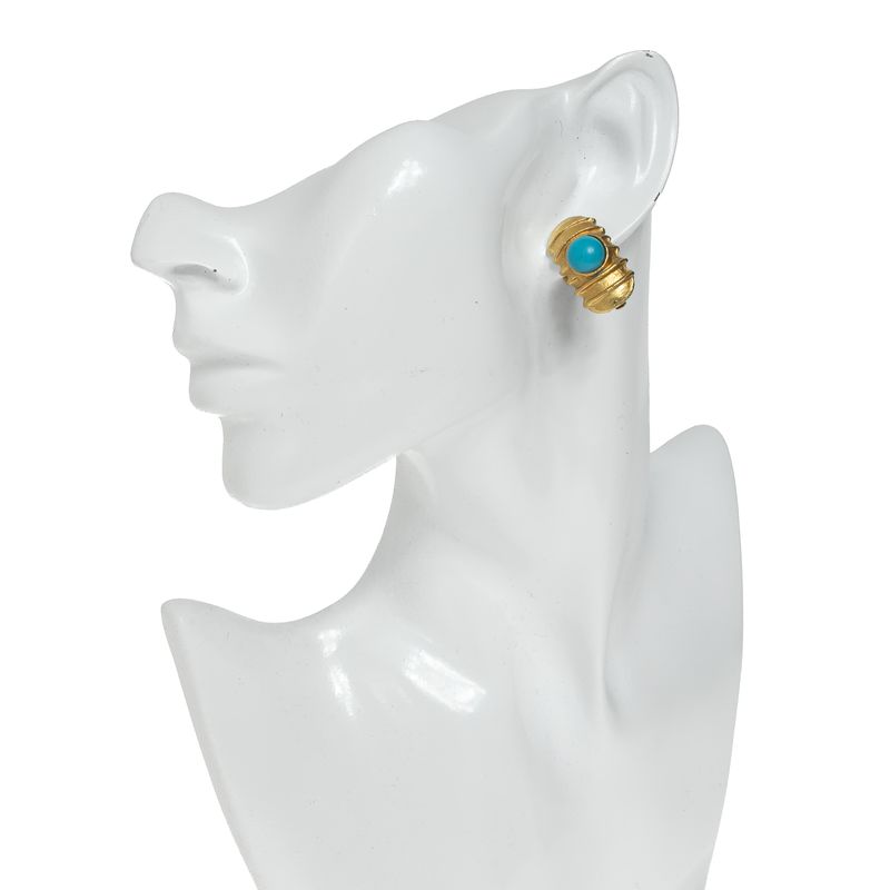 Brinco-de-Pressao-Vintage-Esfera-Azul