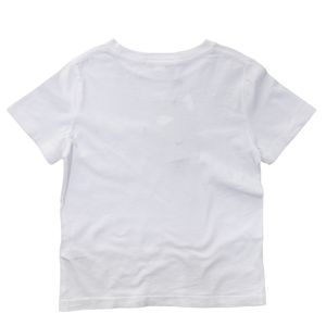 Camiseta Burberry Infantil Bolso House Check Branca