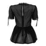 Blusa-Self-Portrait-Tela-Preto