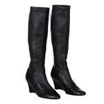 Bota-Salvatore-Ferragamo-Anabela-Couro-Preto-