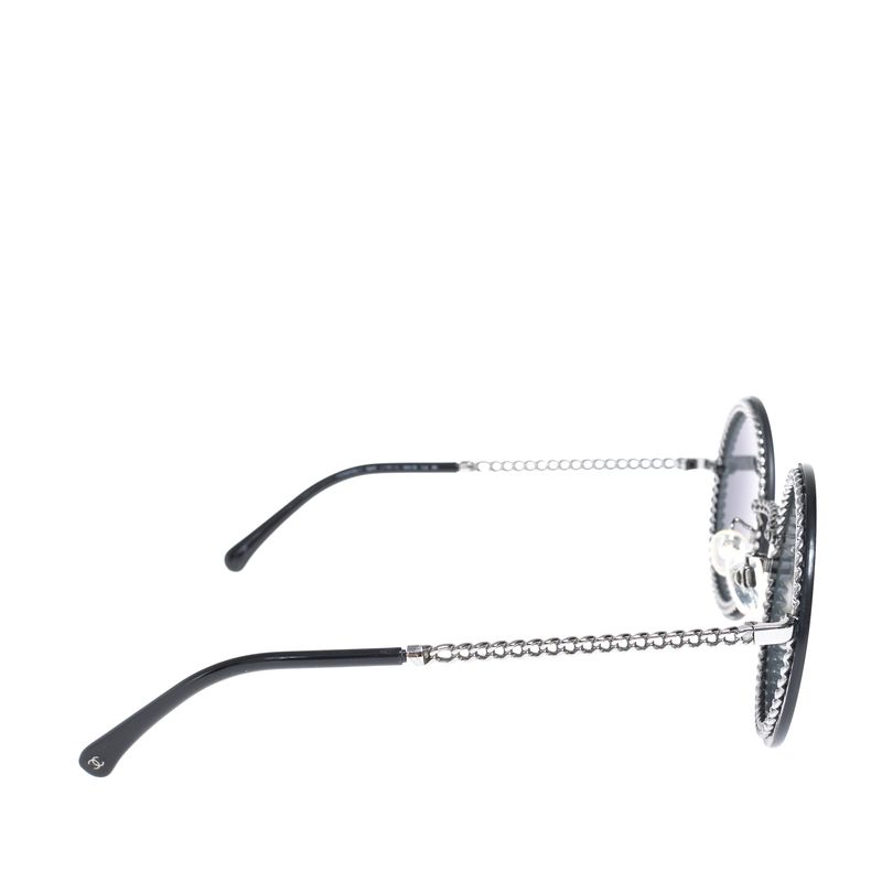 Oculos-Chanel-Redondos-C108S4-Metal-e-Lente-Preta-