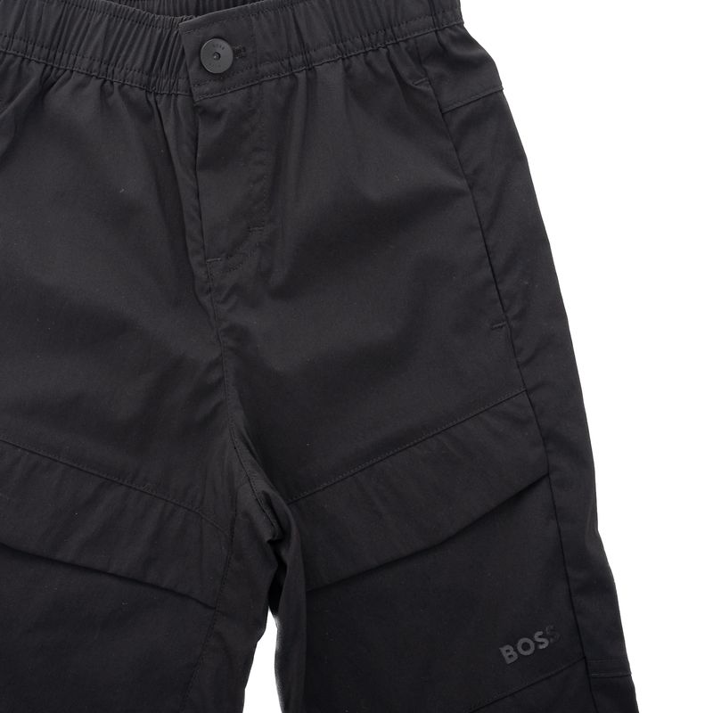 Calca-Hugo-Boss-Infantil-Nylon-Preta
