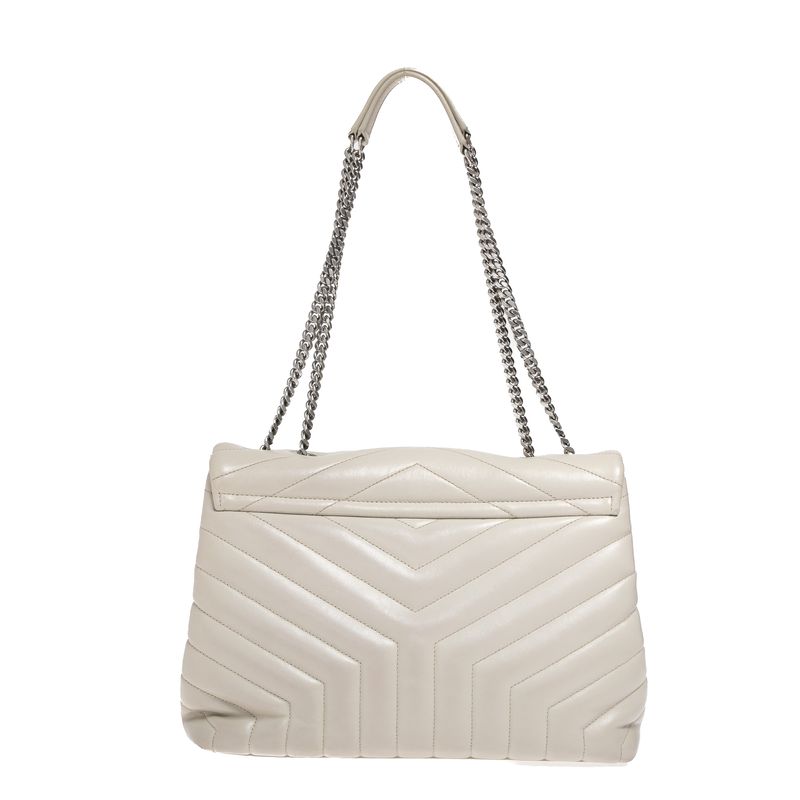 Bolsa-Saint-Laurent-Loulou-Media-Creme