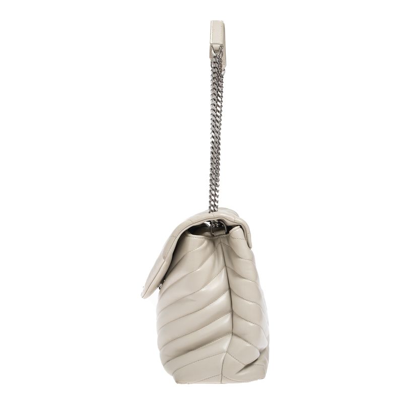 Bolsa-Saint-Laurent-Loulou-Media-Creme