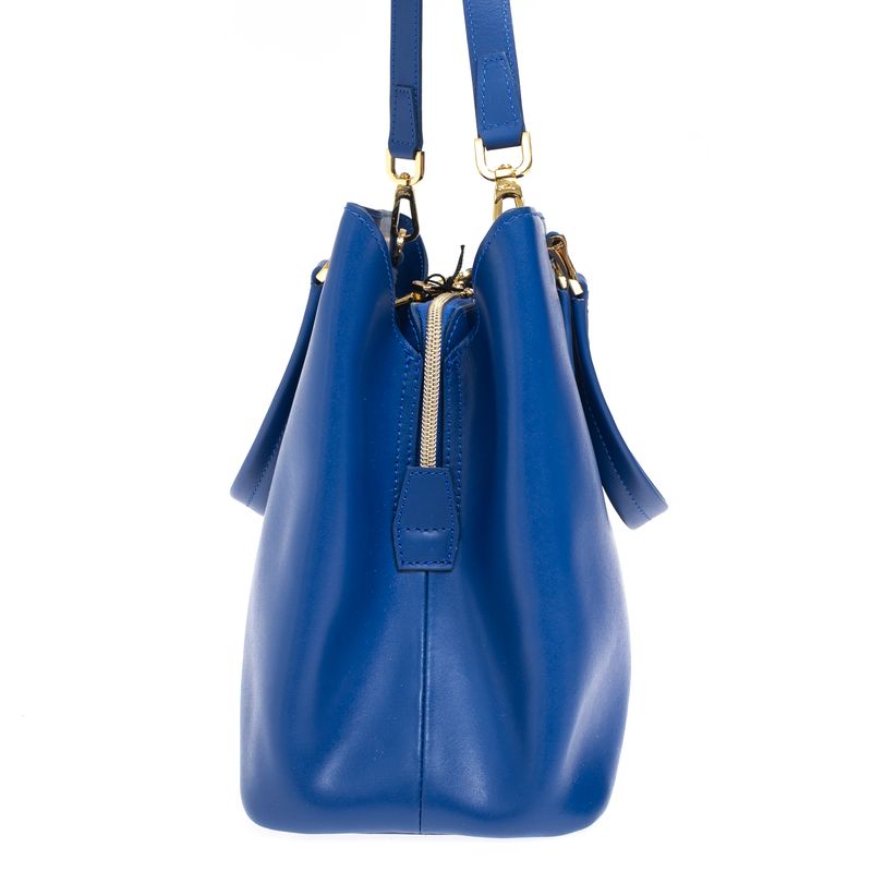 Bolsa-Longchamp-Honore-Couro-Azul