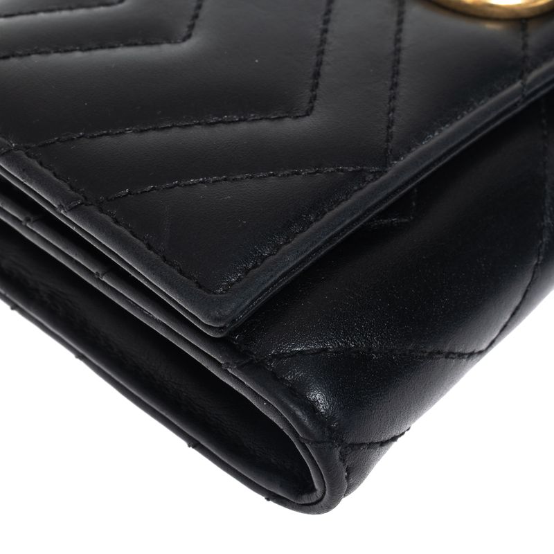 Carteira-Gucci-GG-Marmont-Preta