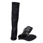 Bota-Salvatore-Ferragamo-Anabela-Couro-Preto-