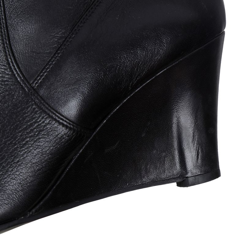 Bota-Salvatore-Ferragamo-Anabela-Couro-Preto-