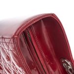 Bolsa-Christian-Dior-Lady-Dior-Grande-Verniz-Vermelha
