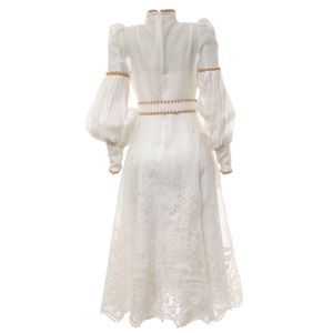 Vestido Zimmermann Bordado Navios Branco