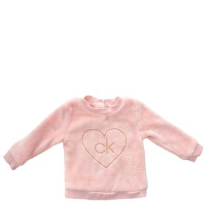 Casaco Calvin Klein Infantil Fleece Rosa