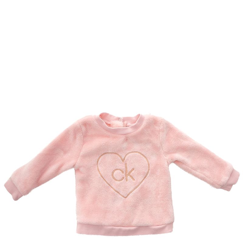 Casaco-Calvin-Klein-Infantil-Fleece-Rosa