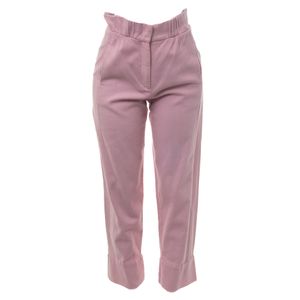 Calça Cris Barros Algodão Rosa