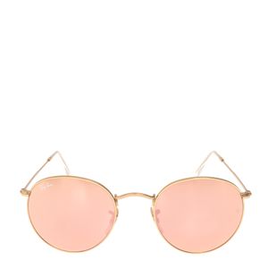 Óculos Ray Ban Round Espelhado Rosa