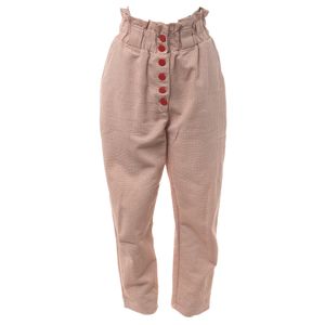 Calça Le Soleil d'Eté Creme e Vermelho