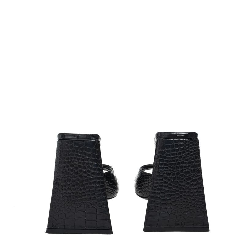 Sandalia-The-Attico-Mule-Devon-Couro-Texturizado-Preta