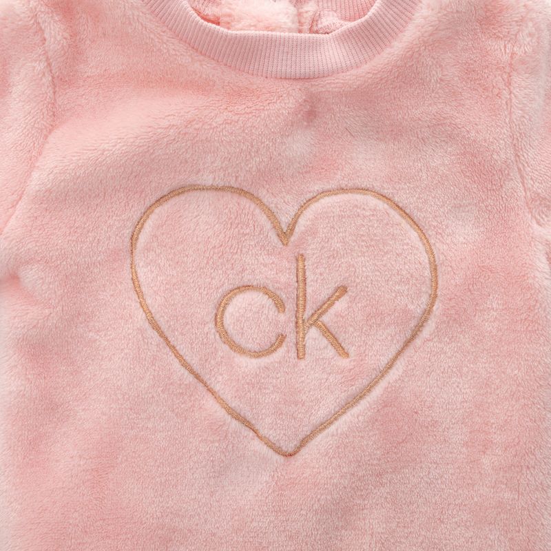 Casaco-Calvin-Klein-Infantil-Fleece-Rosa