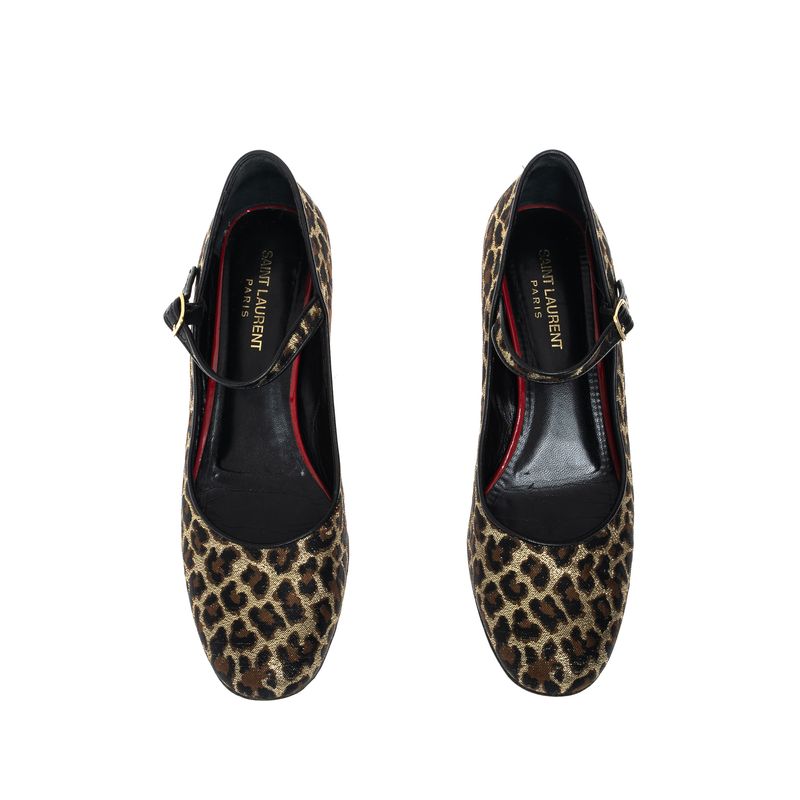 Sapato-Saint-Laurent-Animal-Print-e-Vermelho