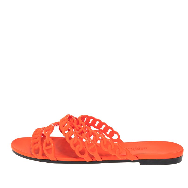 Sandalia-Hermes-Rasteira-Borracha-Neon