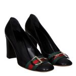 Sapato-Gucci-Couro-Preto-e-Faixa-Web-