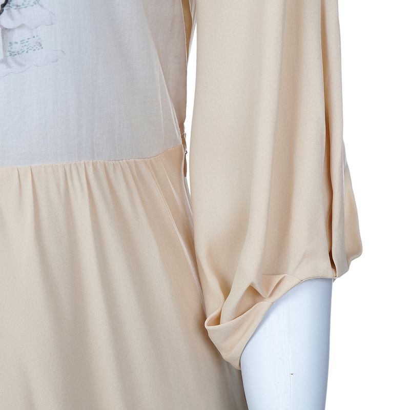 Vestido-Cris-Barros-Estampa-Bege-e-Branco-