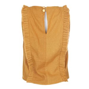 Blusa Cris Barros Mostarda