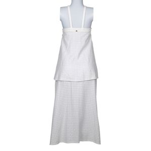 Vestido Adriana Degreas Textura Branco