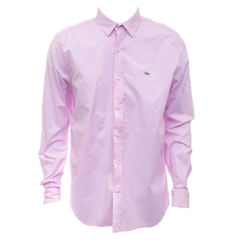 Camisa-Lacoste-Algodao-Rosa