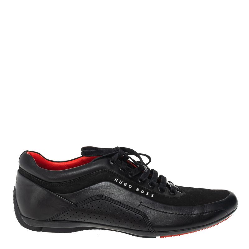 Tenis-Hugo-Boss-Preto-e-Vermelho