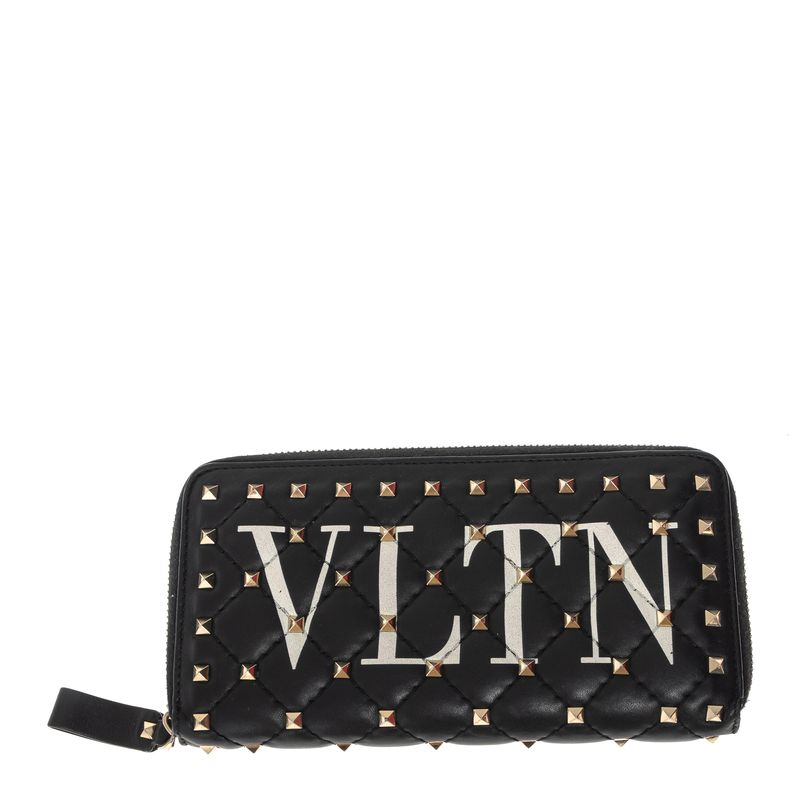 Carteira-Valentino-Garavani-VLTN-Rockstud-Preta