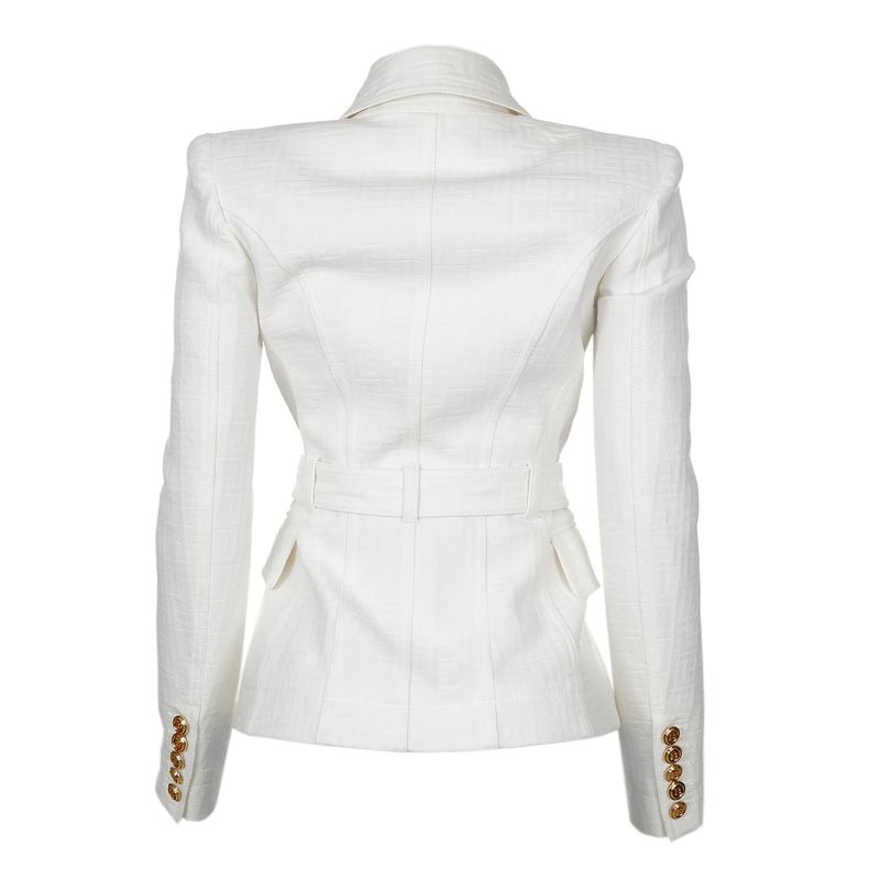 Blazer-Balmain-Algodao-Creme