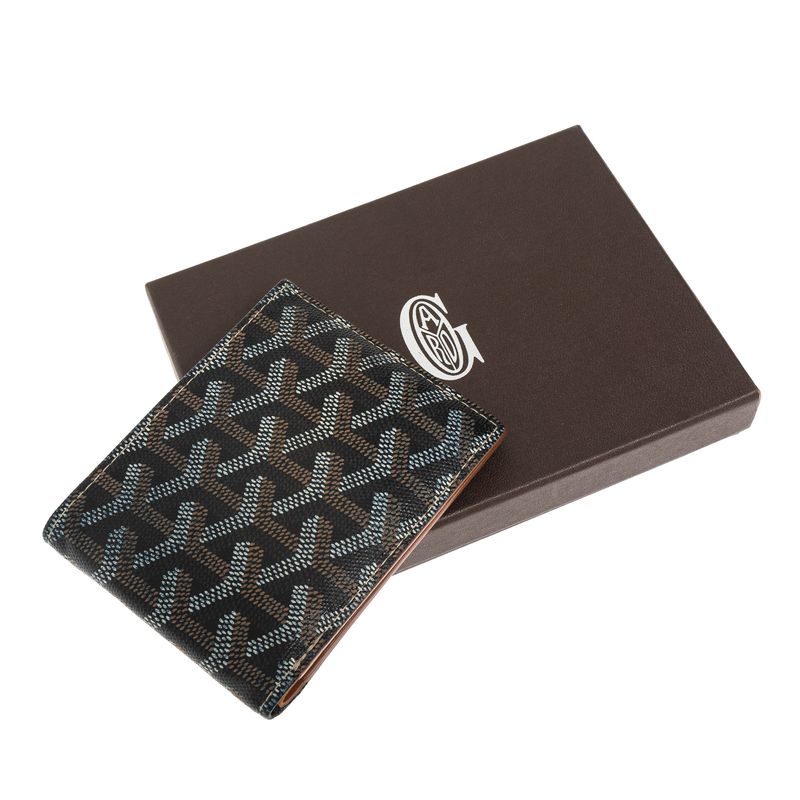 Carteira-Goyard-Goardine-Black---Tan-