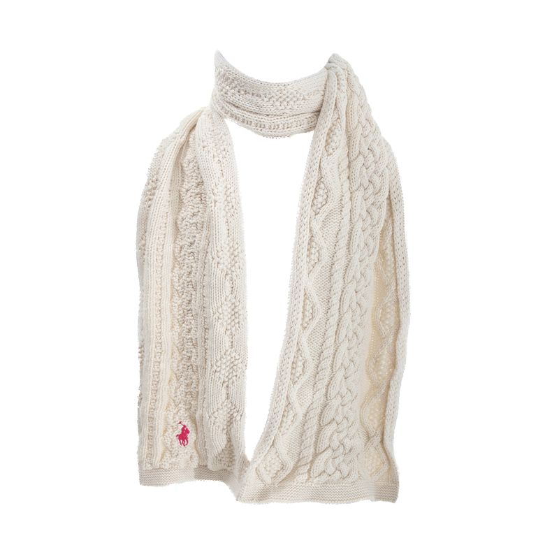 Cachecol-Ralph-Lauren-Infantil-Bege