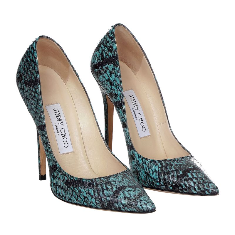 Scarpin-Jimmy-Choo-Python-Verde