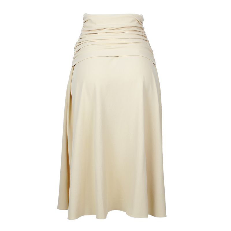 Saia-Cris-Barros-Midi-Bege-